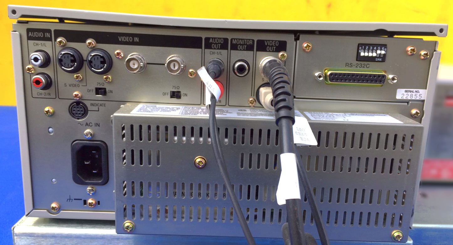 SONY SVO-9500MD Video Cassette Recorder S-VHS Stereo Medical Ultrasound FREESHIP