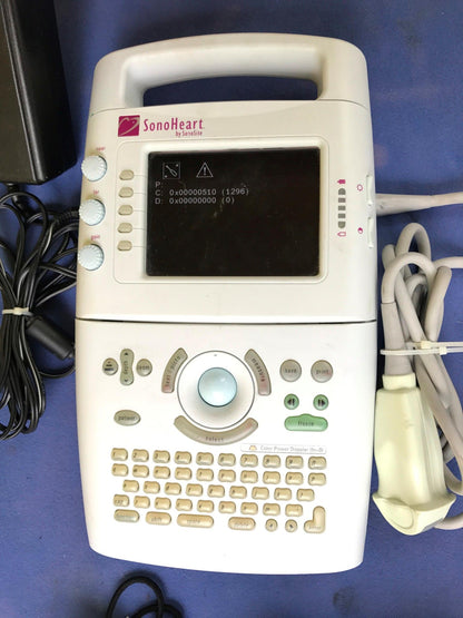 SONOVISION SONOHEART C15/4-2MHZ TRANSDUCER HAND ELECTROCARDIOGRAPHY WATCH VIDEO