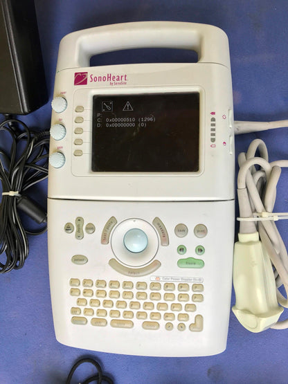 SONOVISION SONOHEART C15/4-2MHZ TRANSDUCER HAND ELECTROCARDIOGRAPHY WATCH VIDEO