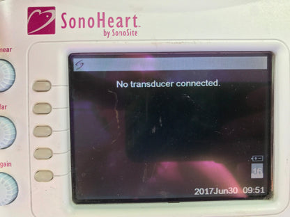 SONOVISION SONOHEART C15/4-2MHZ TRANSDUCER HAND ELECTROCARDIOGRAPHY WATCH VIDEO