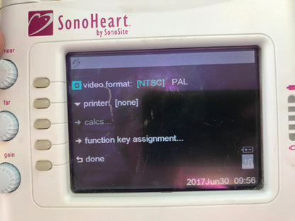 SONOVISION SONOHEART C15/4-2MHZ TRANSDUCER HAND ELECTROCARDIOGRAPHY WATCH VIDEO