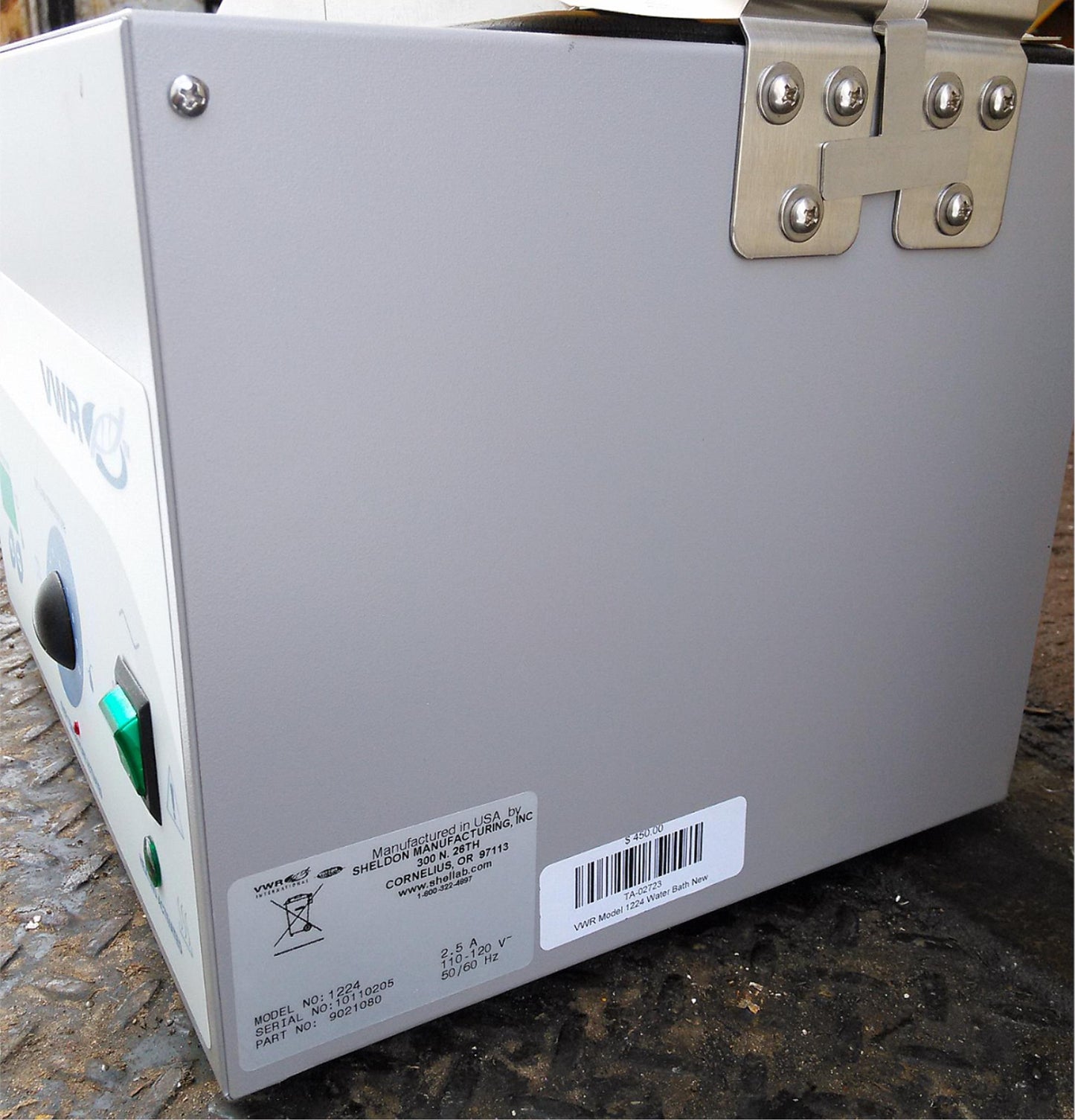 BRANDNEW VWR 1224 HEATED 2 Liter WATER BATH with COVER 90 DAY WARRANTY FREE SHIP