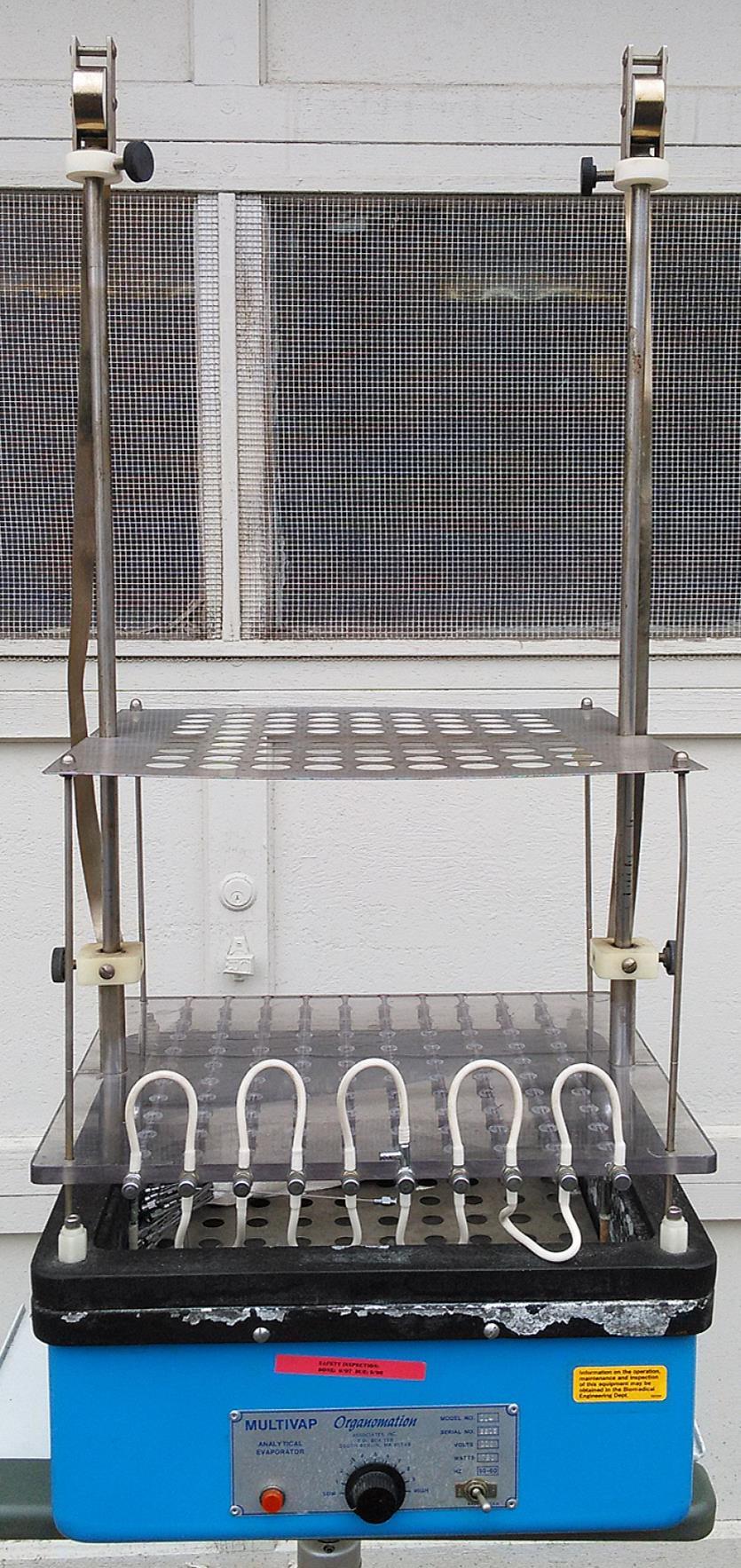 MULTIVAP ORGANOMATION MODEL 114 ANALYTICAL EVAPORATOR