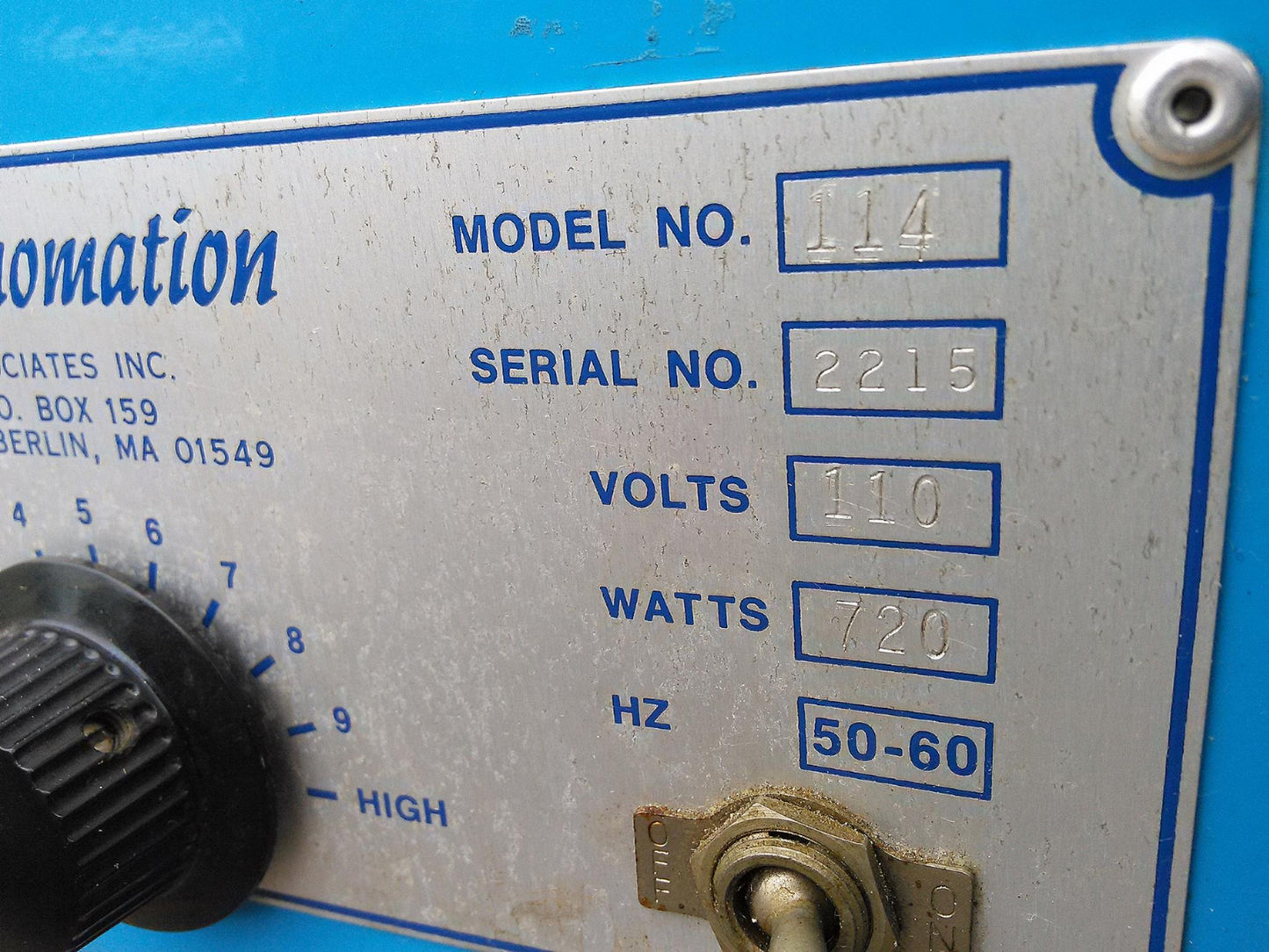 MULTIVAP ORGANOMATION MODEL 114 ANALYTICAL EVAPORATOR