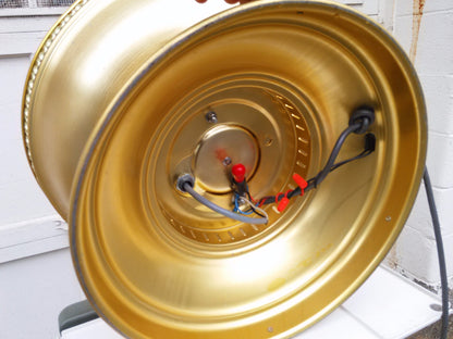 Hostess Anodized Aluminum Champagne 3 Gallon Beverage Fountain with Rope Trim