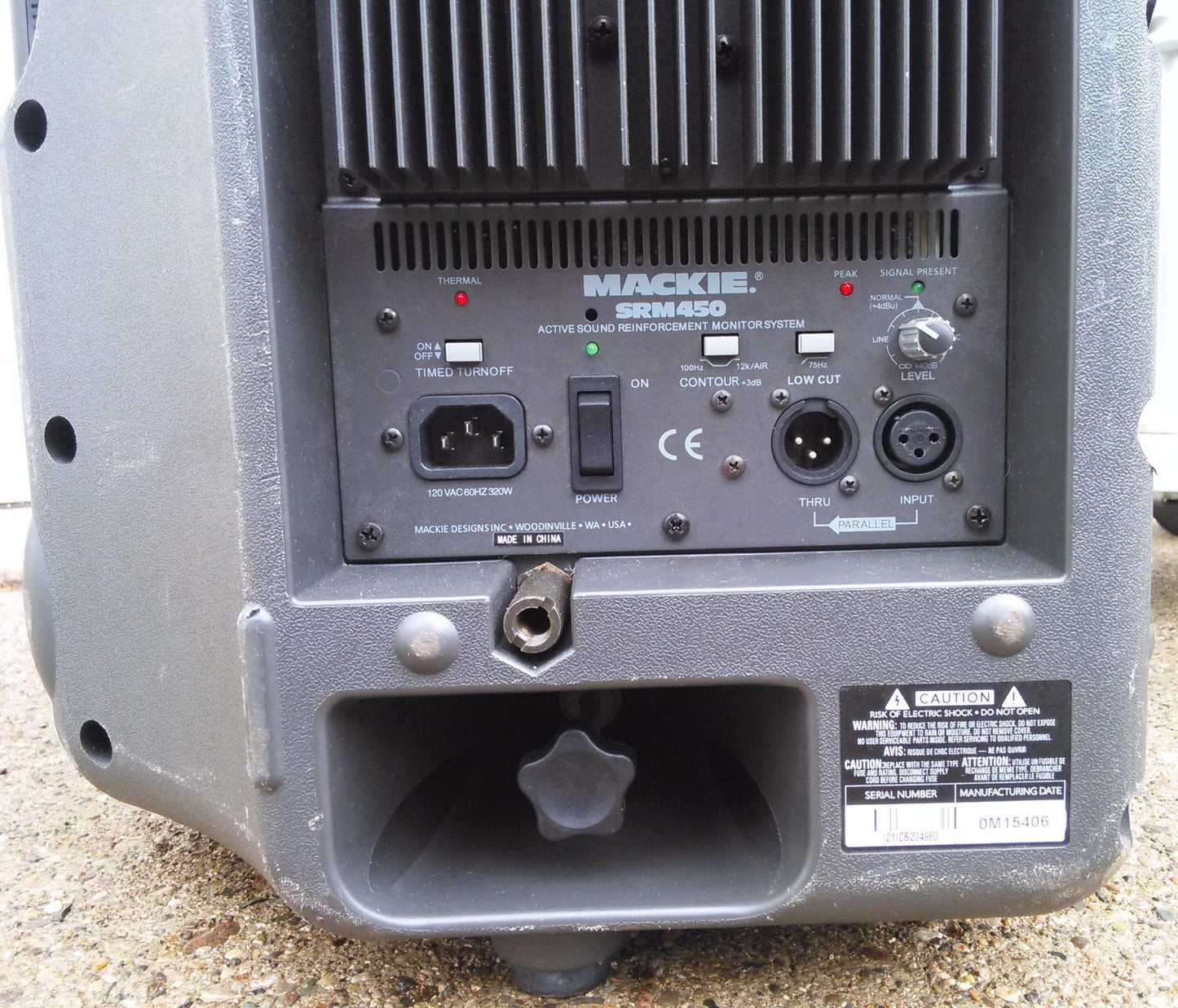1 unit of MACKIE SRM450 1000 WATT ACTIVE SPEAKER SPEAKER working perfectly