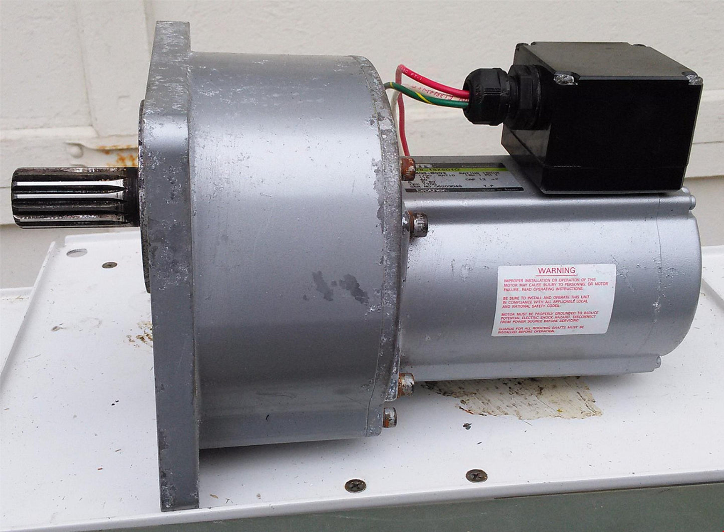 BROTHER GTR GKM28-18XSDIC 1 PHASE FLANGE MOUNT GEAR MOTOR FREE SHIPPING