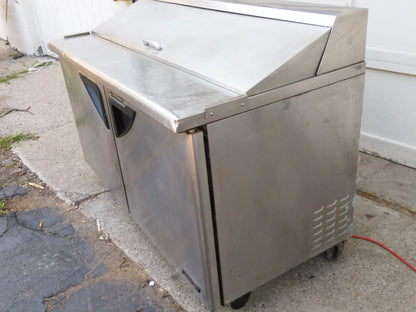 TURBO AIR TWR-60SD 60" 16cf Commercial Worktop Cooler 2 Doors Stainless