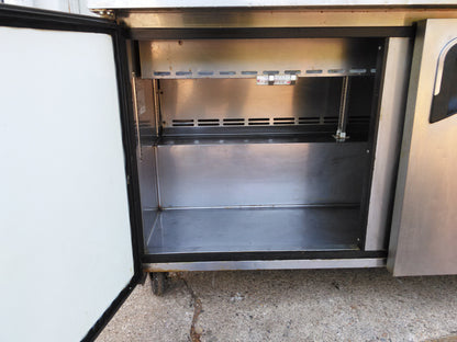 TURBO AIR TWR-60SD 60" 16cf Commercial Worktop Cooler 2 Doors Stainless
