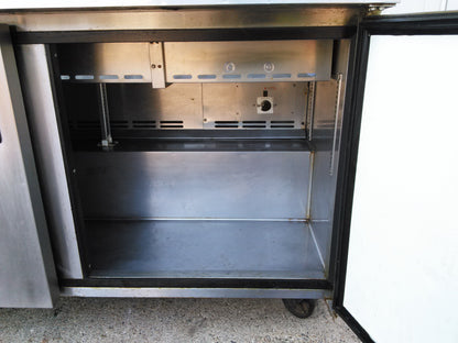Turbo Air TWR-60SD 60" 16cf Commercial Worktop Cooler 2 Doors Stainless