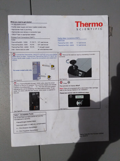 NESLAB THERMO SCIENTIFIC THERMOFLEX 2500 RECIRCULATING CHILLER COLE PALMER