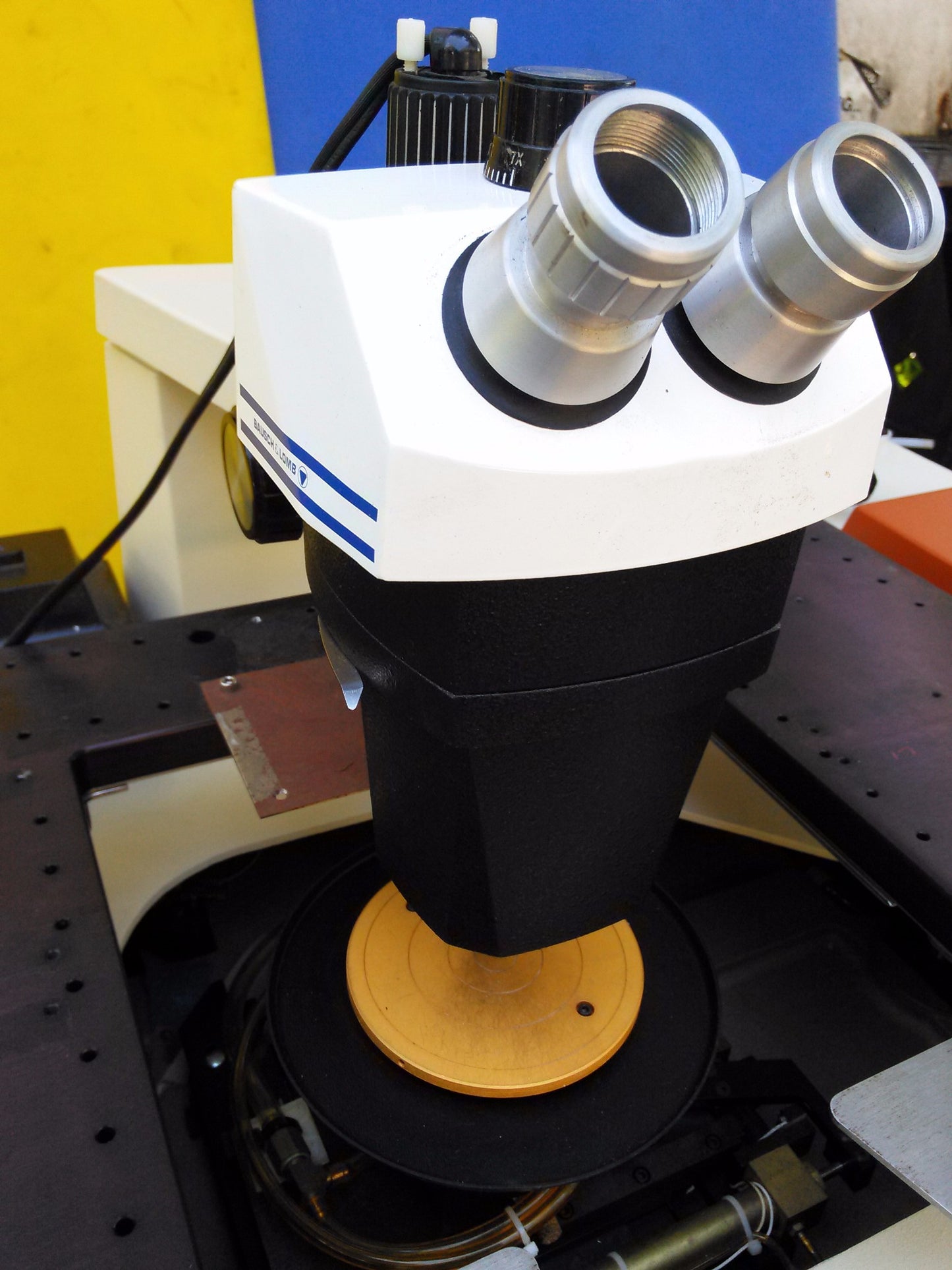 RUCKER & KOLLS MODEL 1032 BAUSCH LOMB BINOCULAR WAFER PROBER PROBE STATION