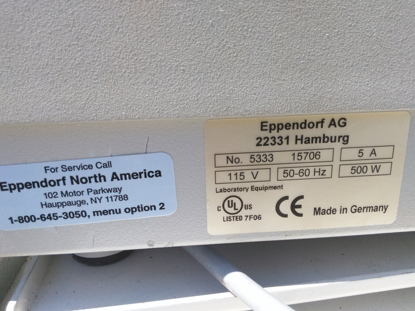 EPPENDORF MASTERCYCLER MODEL 5333 96 WELL GRADIENT