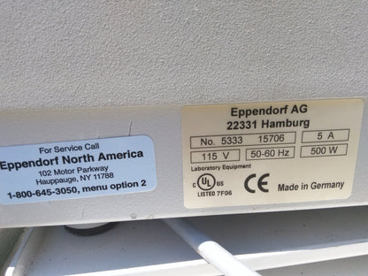 EPPENDORF MASTERCYCLER MODEL 5333 96 WELL GRADIENT