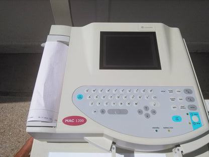 MARQUETTE 1200 EKG Resting ECG EKG w/ Module & Rolling Cart