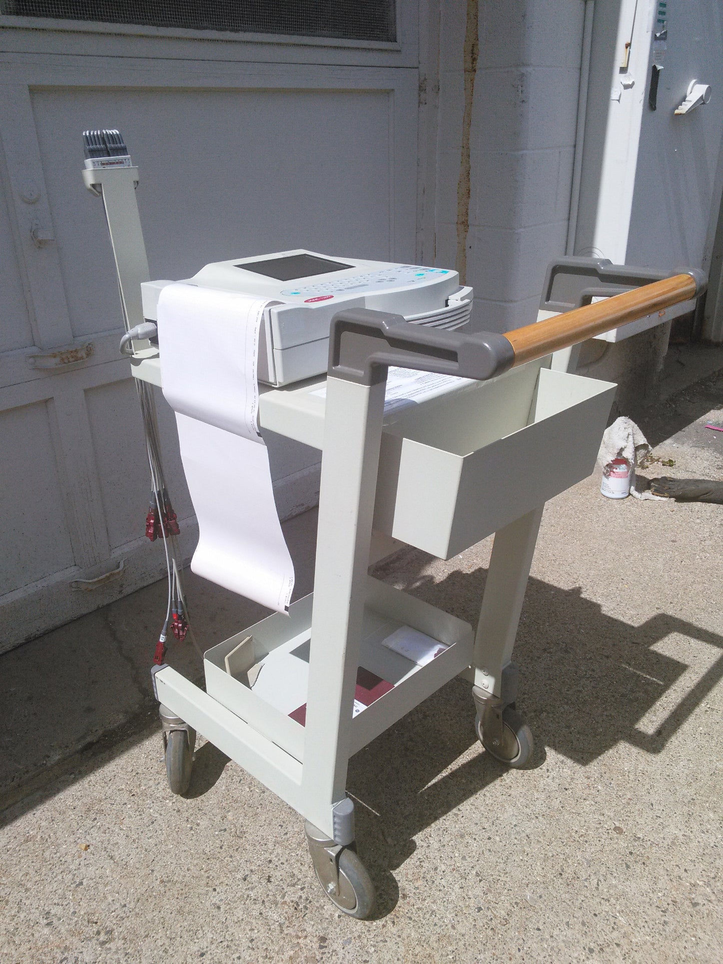 MARQUETTE 1200 EKG Resting ECG EKG w/ Module & Rolling Cart