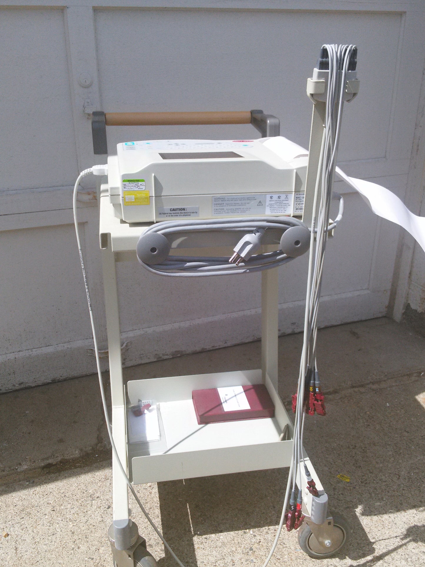 MARQUETTE 1200 EKG Resting ECG EKG w/ Module & Rolling Cart