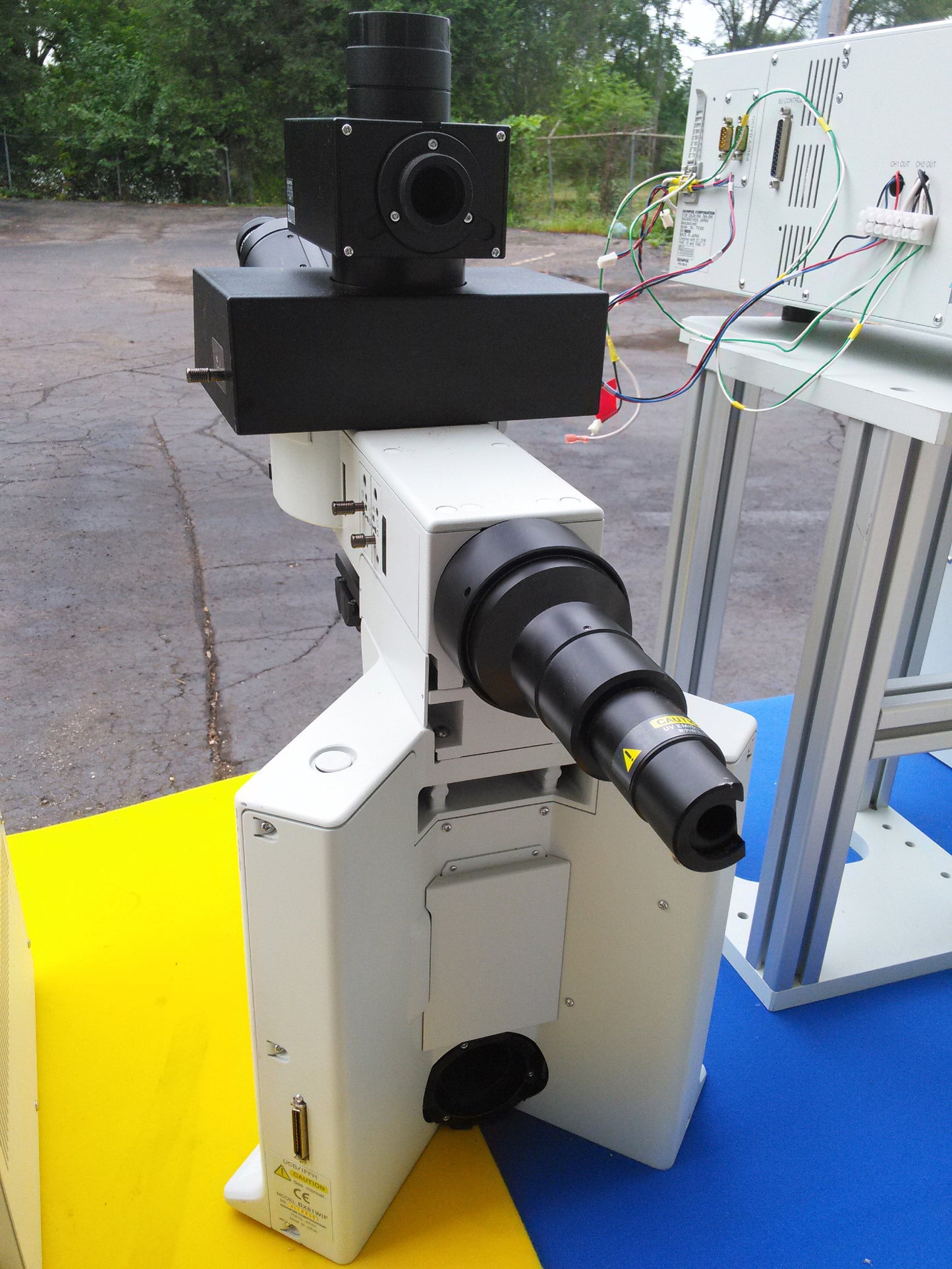 OLYMPUS BX61 WIF FLUOVIEW MICROSCOPE BX-UCB FV3-LVTWI FV300 FV5-PSU TW / U-IFFH