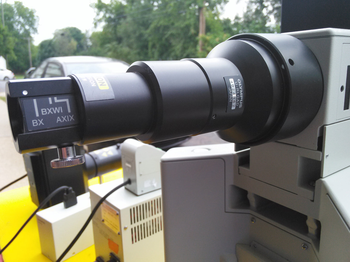 OLYMPUS BX61 WIF FLUOVIEW MICROSCOPE BX-UCB FV3-LVTWI FV300 FV5-PSU TW / U-IFFH