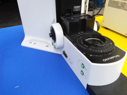 OLYMPUS BX61 WIF FLUOVIEW MICROSCOPE BX-UCB FV3-LVTWI FV300 FV5-PSU TW / U-IFFH