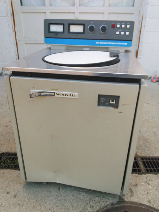 DUPONT SORVALL RC5 FLOOR MODEL REFRIGERATED CENTRIFUGE with ROTOR