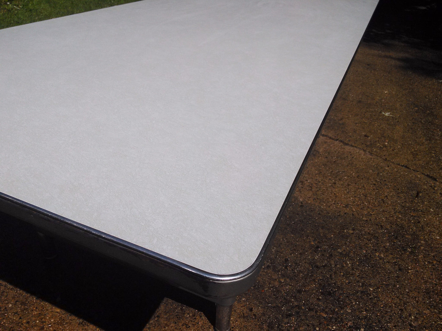 STEELCASE TANKER FORMICA TOP VINTAGE METAL MEETING TABLE 8feet w x 38"inch d