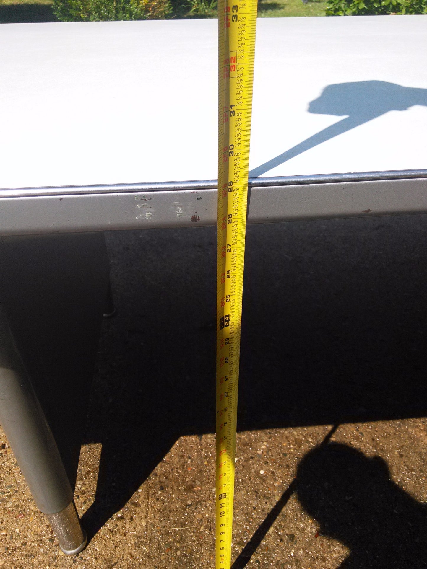 STEELCASE TANKER FORMICA TOP VINTAGE METAL MEETING TABLE 8feet w x 38"inch d