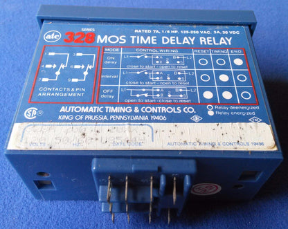 ATC 328 MOST TIME DELAY RELAY 328D 200 F10 XX 11 BLADE