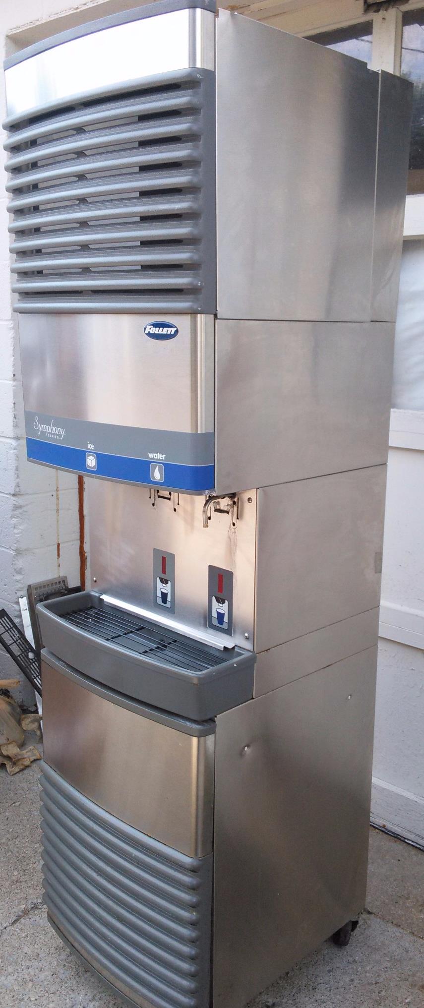 FOLLETT SYMPHONY MODEL 25CT400A NUGGET ICE AND WATER DISPENSER for parts