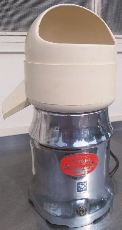 SUNKIST COMMERCIAL JUICER MODEL 8-R A89 CHROME Vintage Citrus Orange Lemon