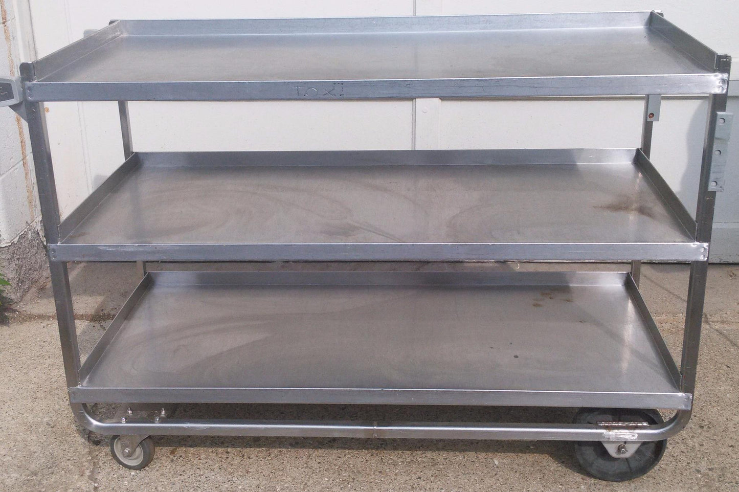 LAKESIDE IMPERIAL MODEL 559 LARGE HEVYDUTY STAINLESS STEEL UTILITY CART 3 SHELF