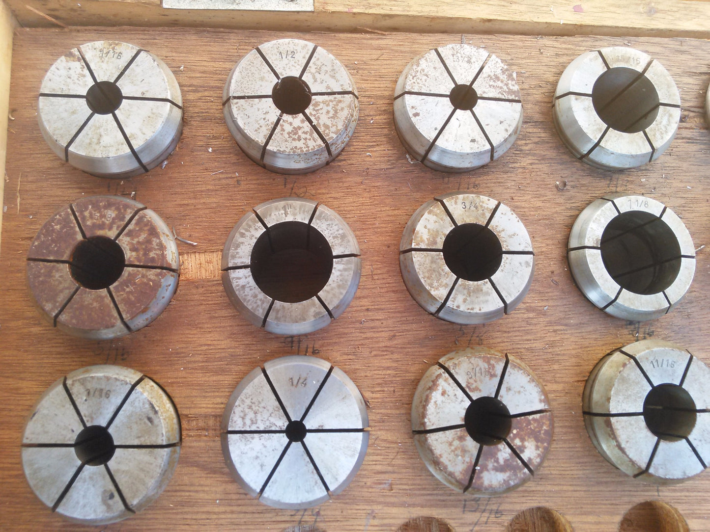 VINTAGE LOT 26 MILL MILLING PRECISION SPRING COLLET for CNC MILLING LATHE TOOL