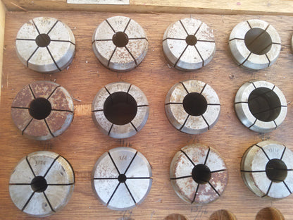 VINTAGE LOT 26 MILL MILLING PRECISION SPRING COLLET for CNC MILLING LATHE TOOL