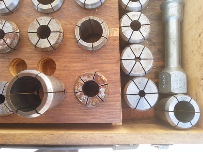 VINTAGE LOT 26 MILL MILLING PRECISION SPRING COLLET for CNC MILLING LATHE TOOL