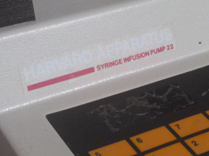 HARVARD APPARATUS SYRINGE INFUSION PUMP MODEL 22 FOR PARTS