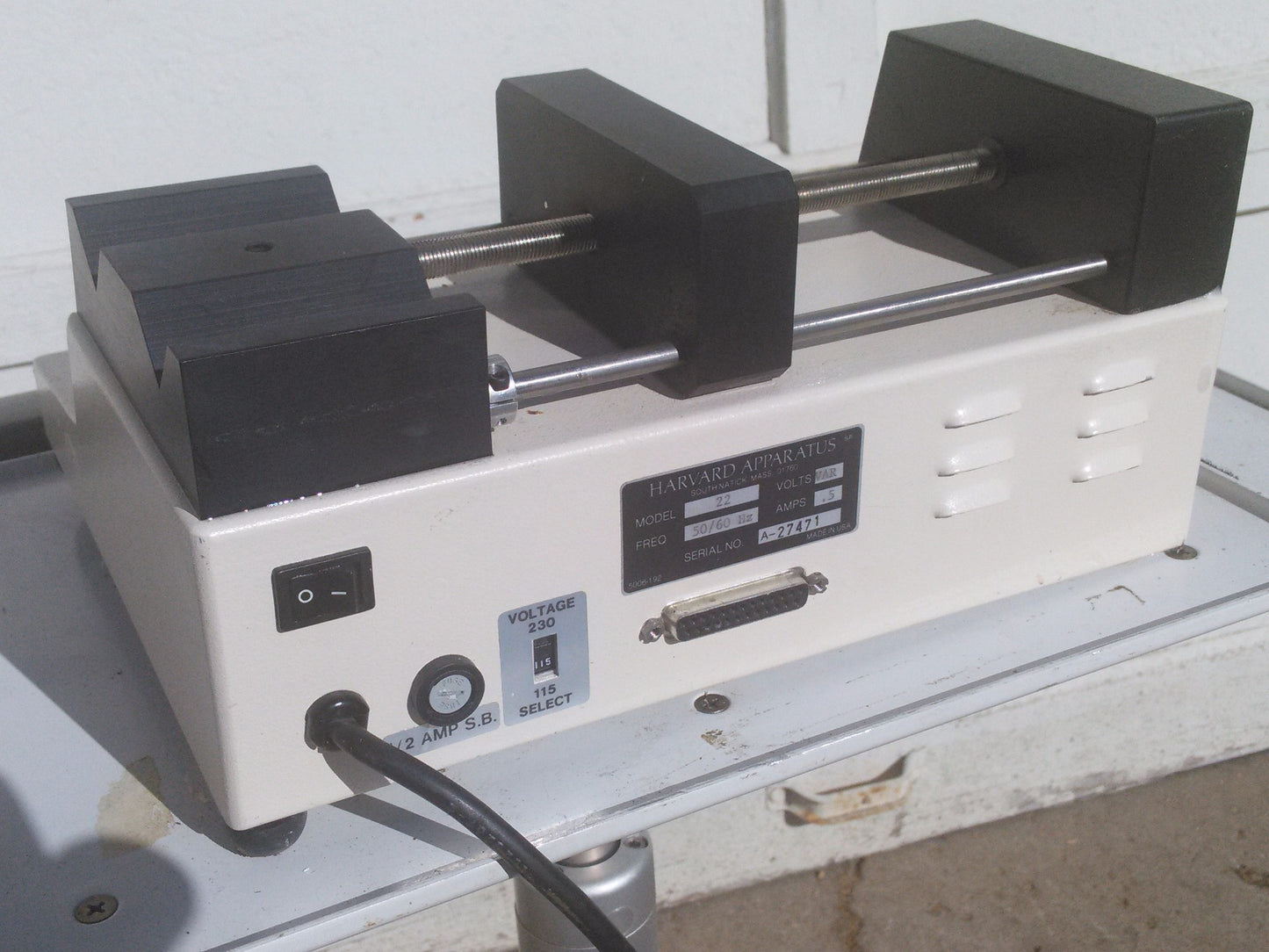 HARVARD APPARATUS SYRINGE INFUSION PUMP MODEL 22 FOR PARTS