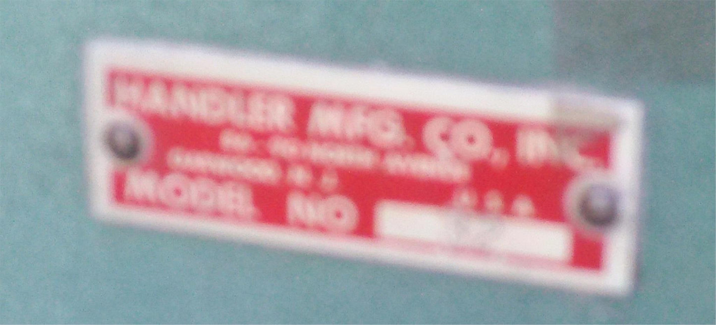 HANDLER MODEL 32 Dental Single Side Trimmer Wet Dentition Model Cutting 12"Wheel