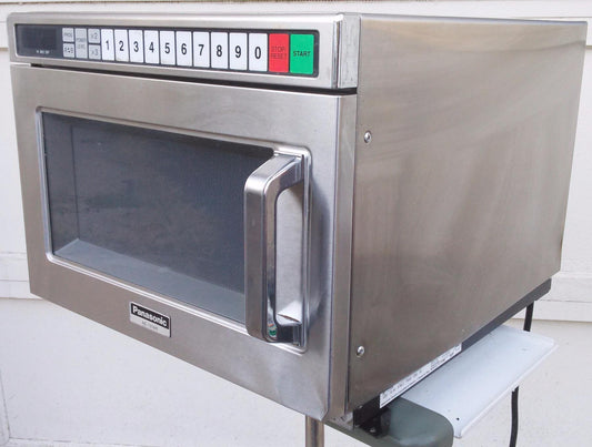 PANASONIC NE-1258R COMMERCIAL MICROWAVE 1200 Watts 60 Programmable Memory Pads
