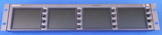 SONY LMD-4420 Quad 4" Analog LCD Monitor Panel Rack Working Perfectly