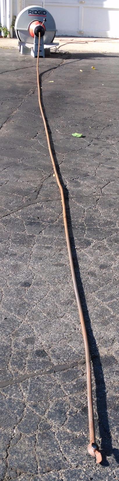 RIDGID KOLLMAN K6800 POWER DRAIN MAIN LINE DRUM SNAKE CLEANER 60 Foot Cable 3/4"