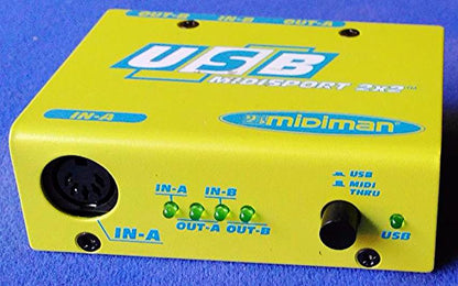 M-Audio USB MIDIMAN MIDISPORT 2x2 Midi Interface 2 Channels w/ USB Cable