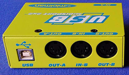 M-Audio USB MIDIMAN MIDISPORT 2x2 Midi Interface 2 Channels w/ USB Cable