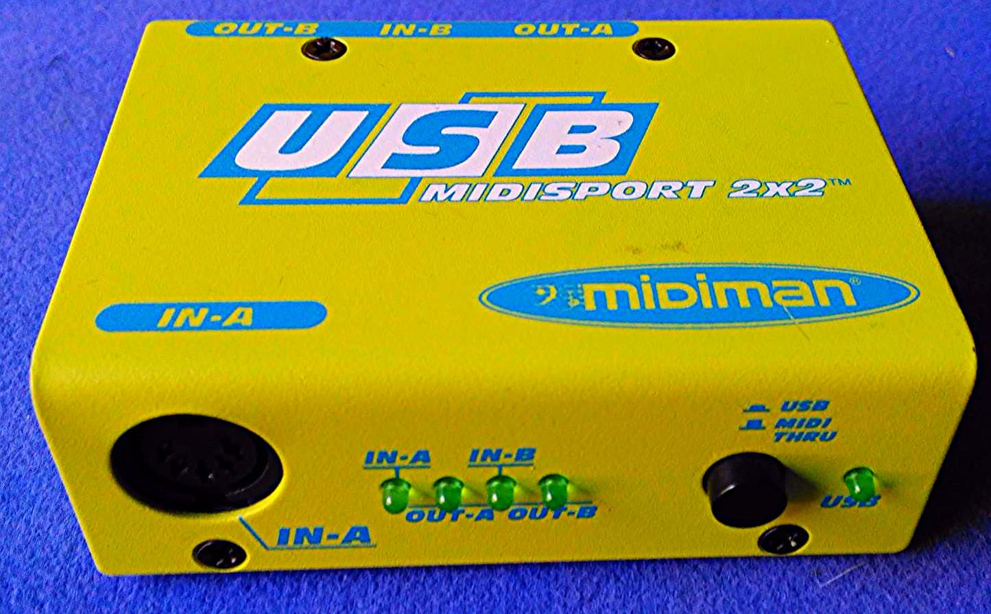 M-Audio USB MIDIMAN MIDISPORT 2x2 Midi Interface 2 Channels w/ USB Cable