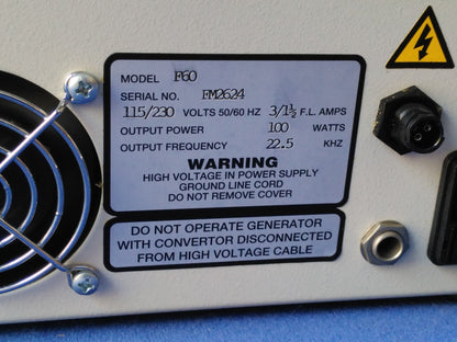 FISHER SCIENTIFIC SONIC DISMEMBRATOR F60 60 with PROBE ULTRASONIC FULLY WORKING