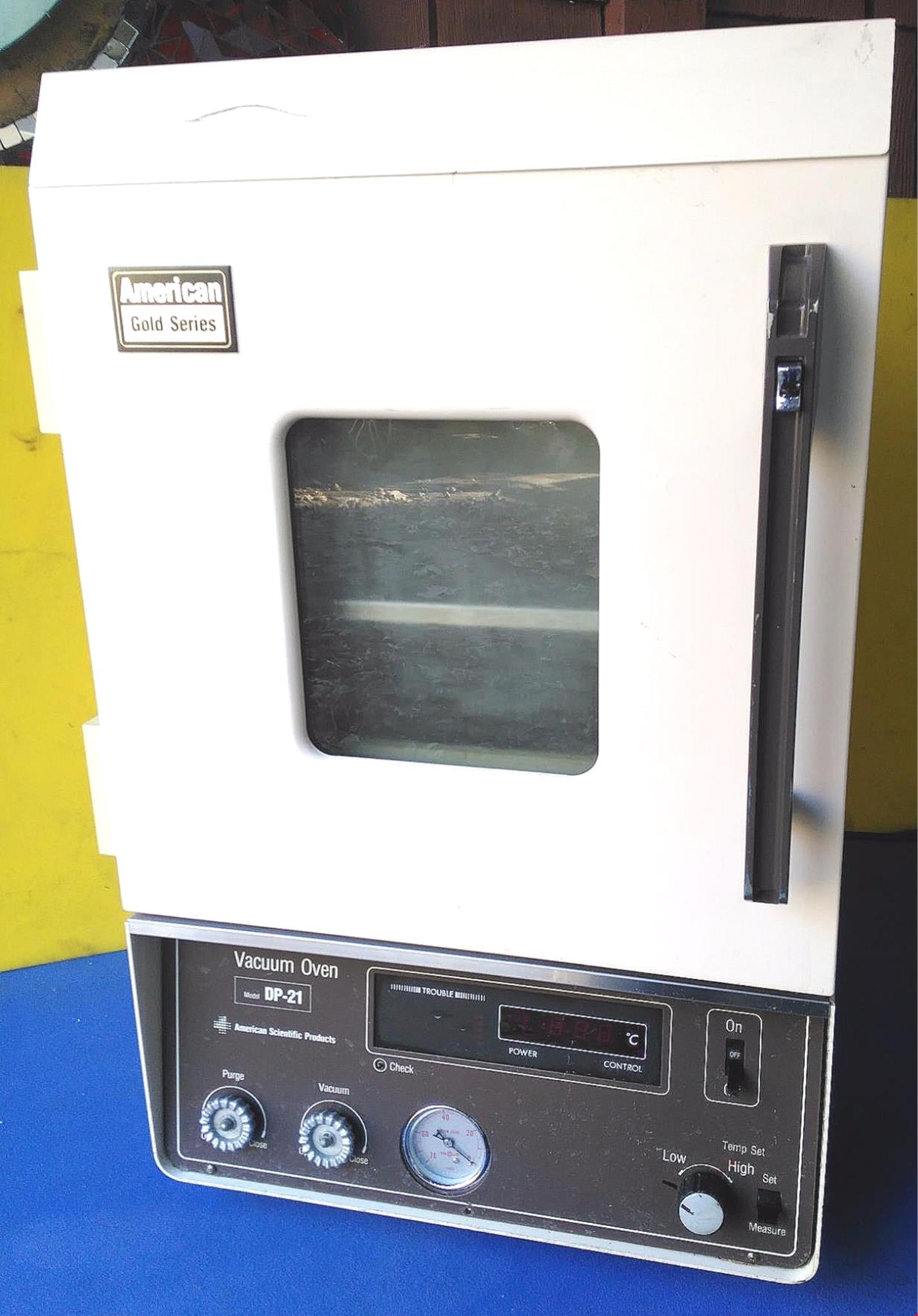 AMERICAN SCIENTIFIC GOLD SERIES DP-21 VACUUM OVEN BENCHTOP LABORATORY 40°Cto240°