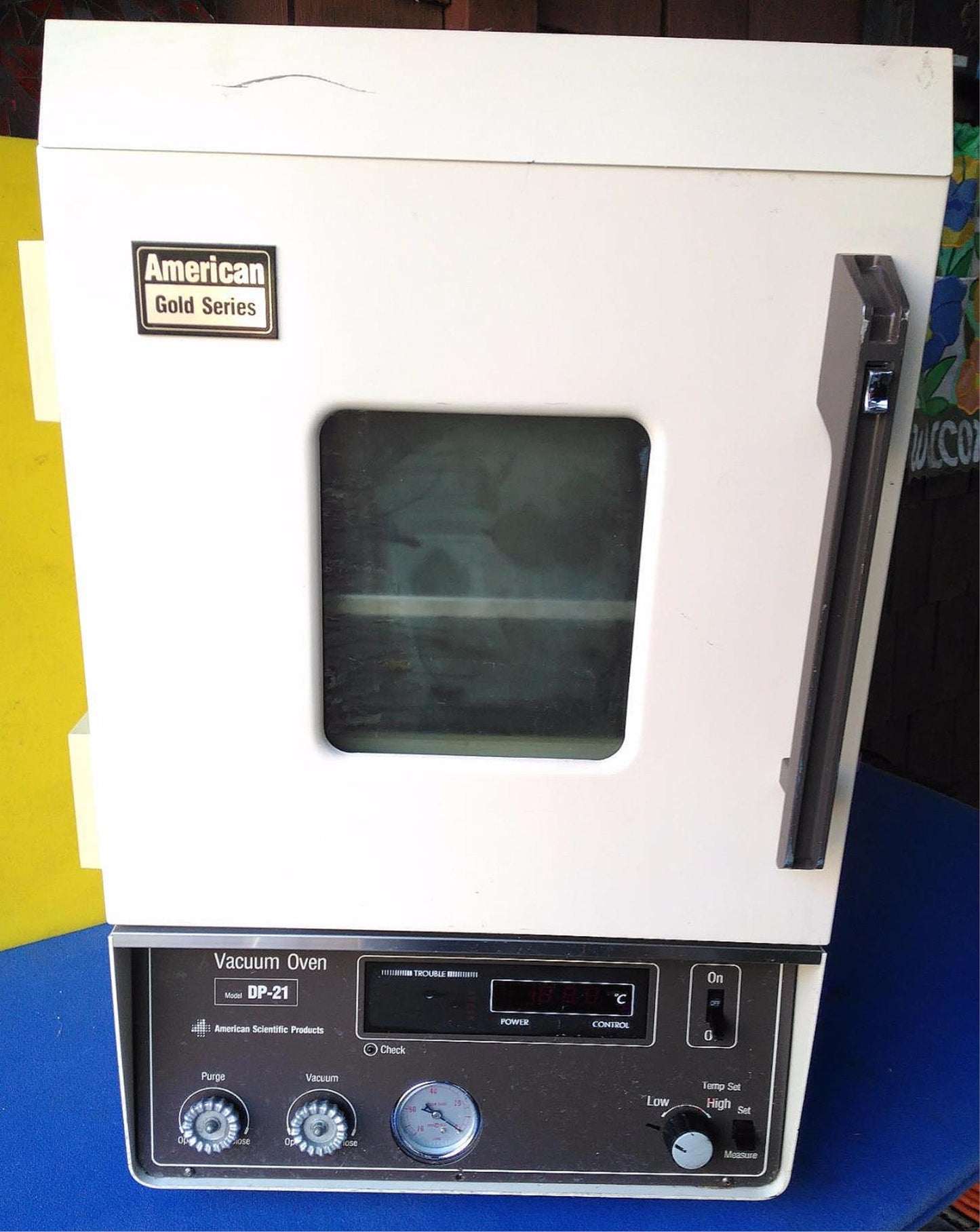 AMERICAN SCIENTIFIC GOLD SERIES DP-21 VACUUM OVEN BENCHTOP LABORATORY 40°Cto240°
