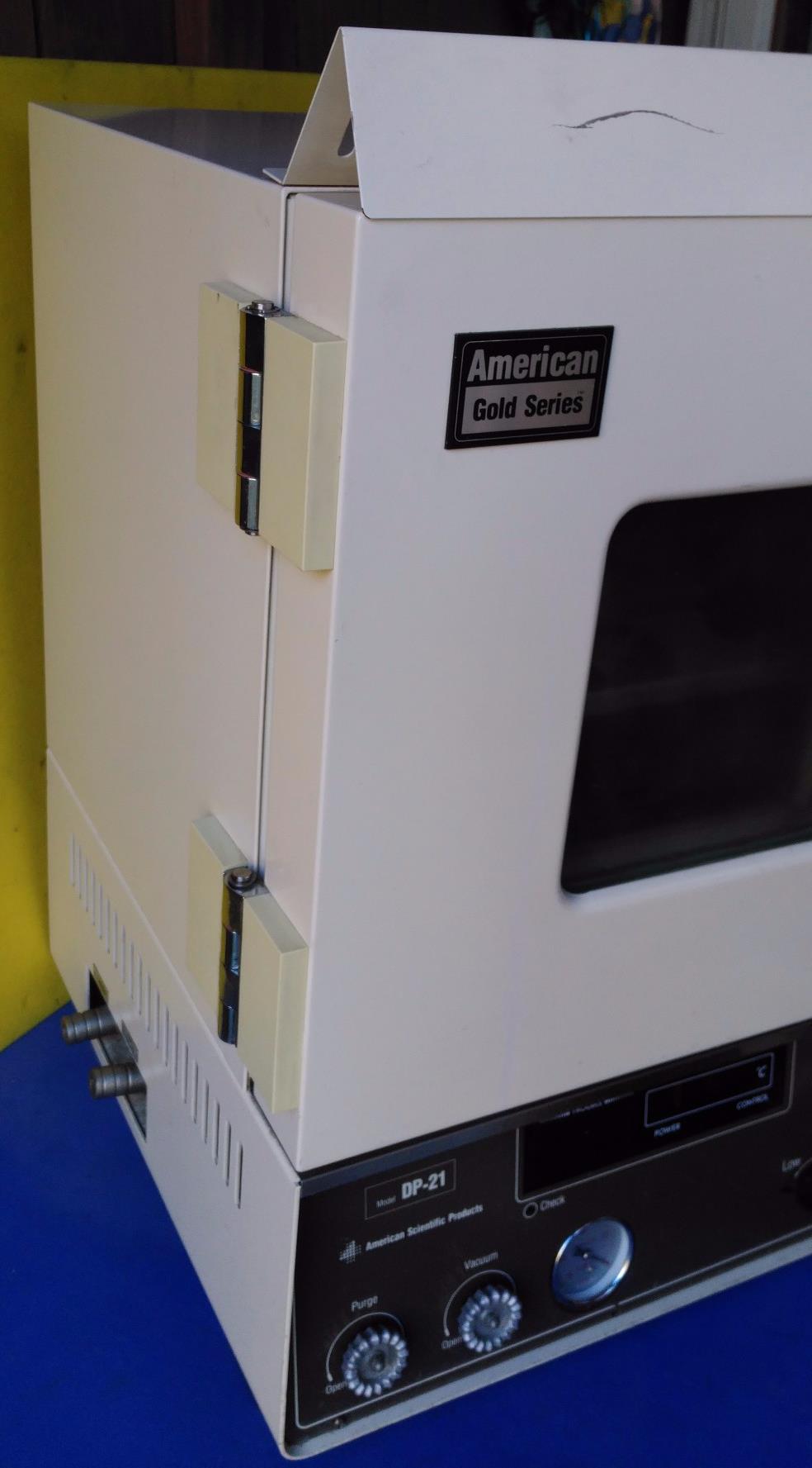 AMERICAN SCIENTIFIC GOLD SERIES DP-21 VACUUM OVEN BENCHTOP LABORATORY 40°Cto240°