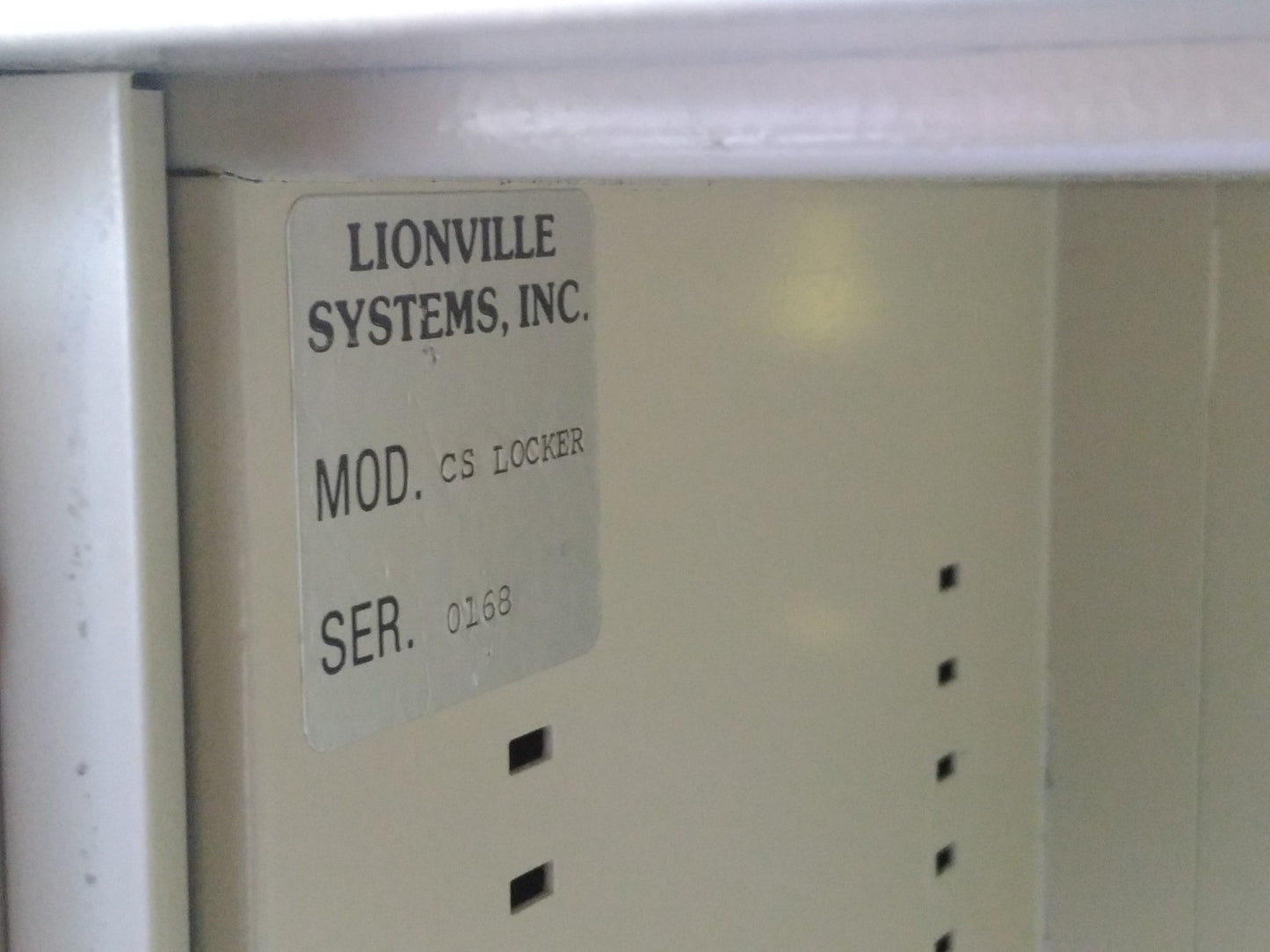 LIONVILLE CS LOCKER MEDICAL LOCK SECURITY MEDICINE DRUG PRESCRIPTION CABINET KEY