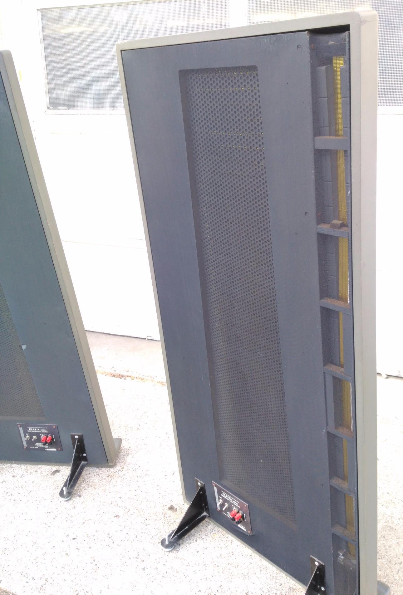 Rare Listing: APOGEE ACOUSTICS DUETTA SERIES II RIBBON SPEAKER SYSTEM 2 SPEAKERS