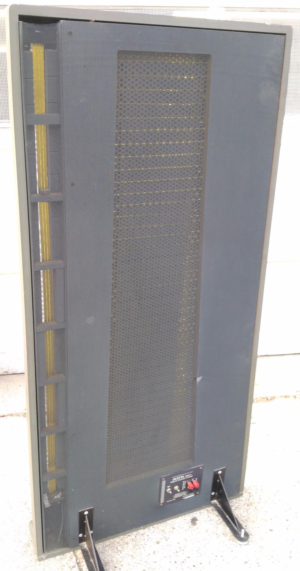 Rare Listing: APOGEE ACOUSTICS DUETTA SERIES II RIBBON SPEAKER SYSTEM 2 SPEAKERS